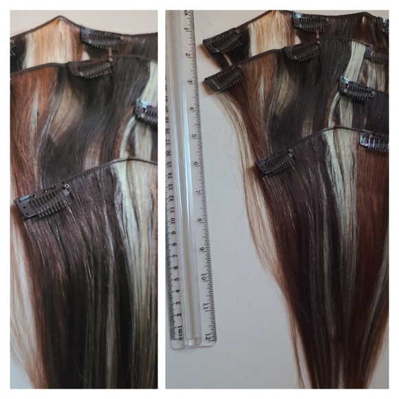 Instant Results 4 pcs Brand New 🆕️ 10 inch Hair Extensions 🌿 Real Hair - Picture 2 of 6